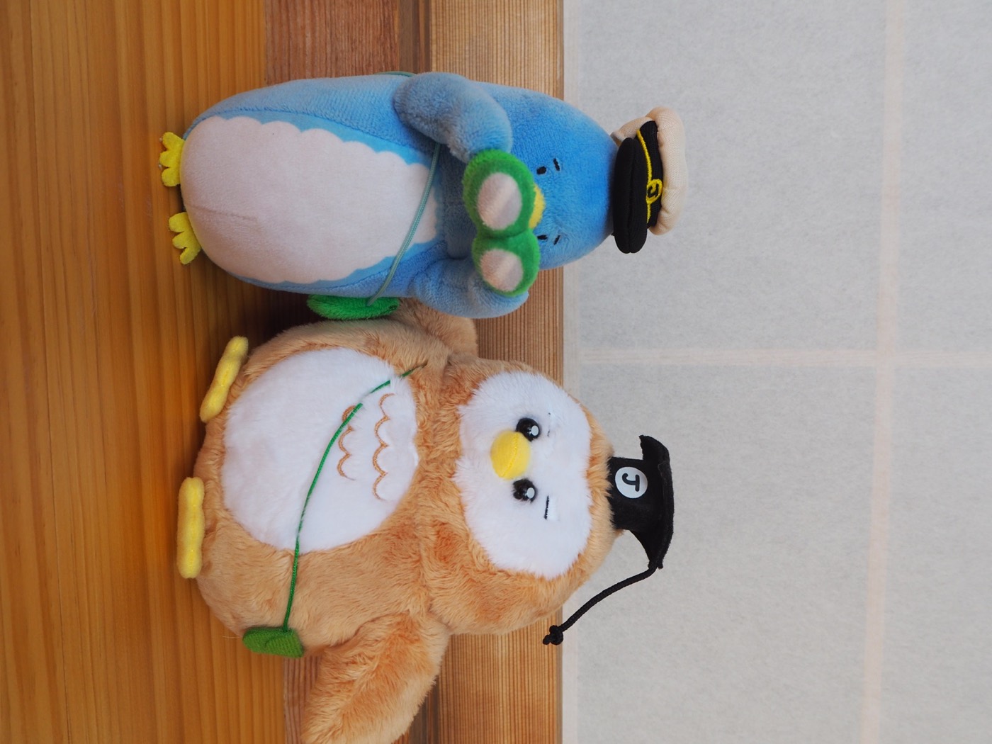 JERAのマスコットキャラクター2体のぬいぐるみ